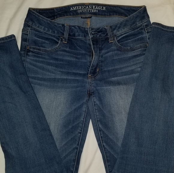 American Eagle Outfitters Denim - American Eagle Super stretch Jegging Blue size 8 long